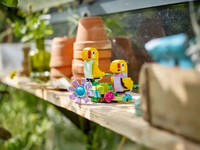 Lego créateur fleurs en arrosoir