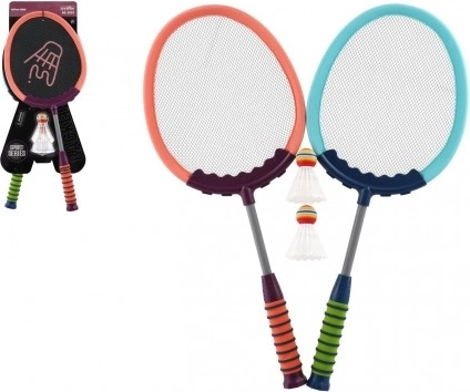 Set de badminton pour enfants 2 raquettes et 2 volants, 60 cm
