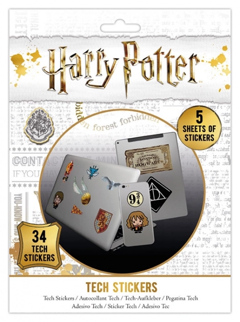 Autocollants sur le thème Harry Potter, ensemble de 34 pcs