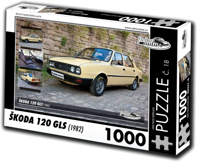 Puzzle RETRO-AUTA Škoda 120 GLS 1000 pièces