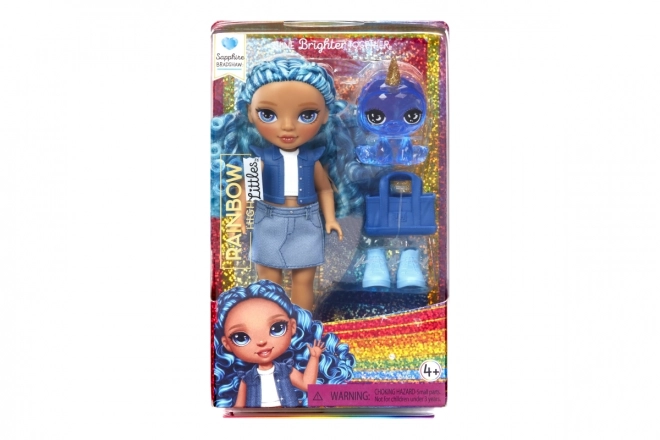 Rainbow High Petite Sœur - Sapphire (Bleue) TV
