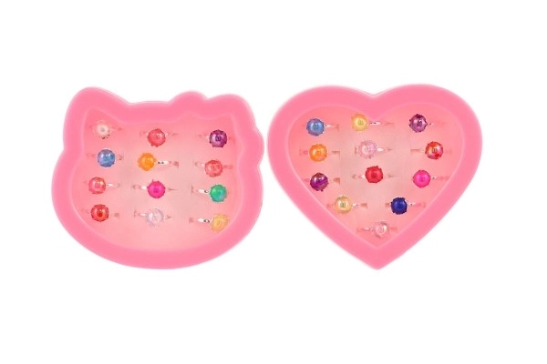 Bagues avec perle pour petites princesses
