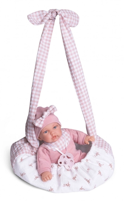 Antonio Juan 12441 PETIT - poupée réaliste avec corps en tissu souple - 27 cm