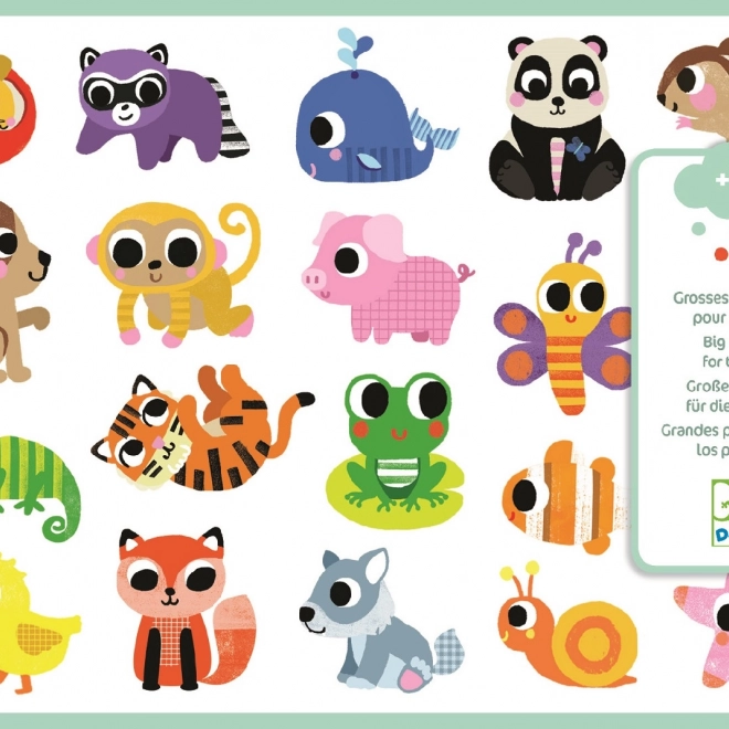 Autocollants pour les tout-petits - Animaux ludiques