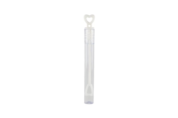 Mini bublifuk 5 ml gel blanc mariage 10,5 cm
