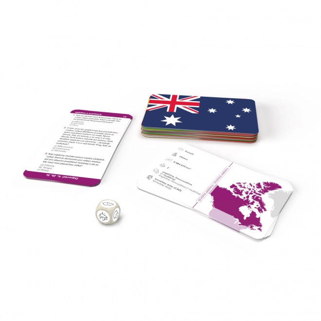 Dino Jeu de voyage Connaître les drapeaux - Amérique et Australie