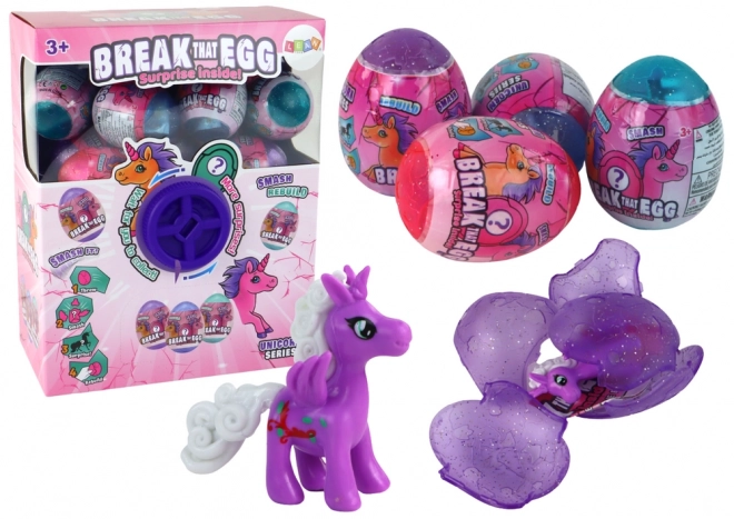 Œuf crépitant pailleté Licorne - ensemble de 12 pièces