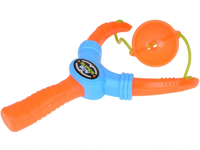 Jouet fronde enfant avec trois balles molles