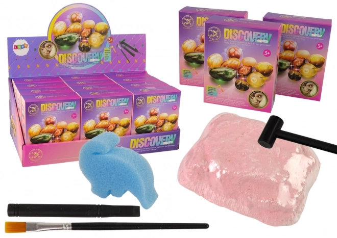 Kit de fouilles Découverte des gemmes Pierres Turquoise Surprise