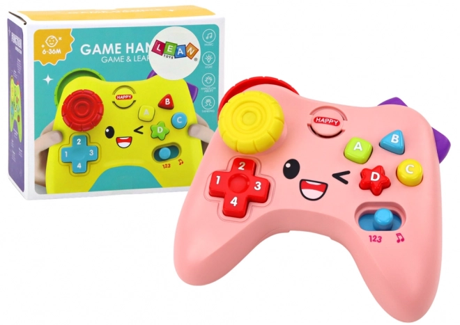 Tapis interactif Console Lumières éducatives Sons Rose