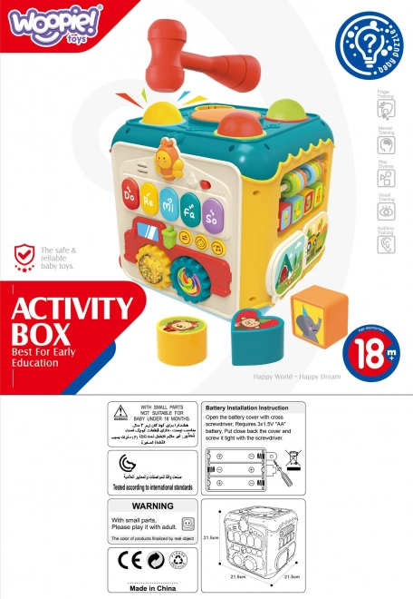Cube d'activités Montessori 6 en 1