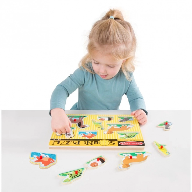 Puzzle sonore - Animaux domestiques