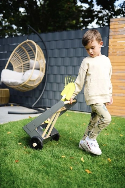 Small Foot Chariot de jardin avec 5 outils