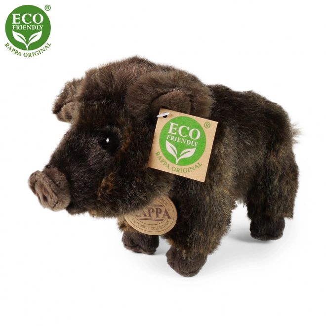 Sanglier en peluche 20 cm ÉCOLOGIQUE
