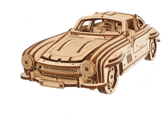 Puzzle mécanique en bois 3D Ugears Coupé Sport à Ailes