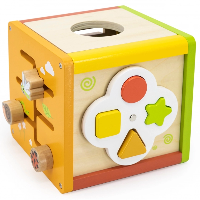 Cube en bois 5 en 1
