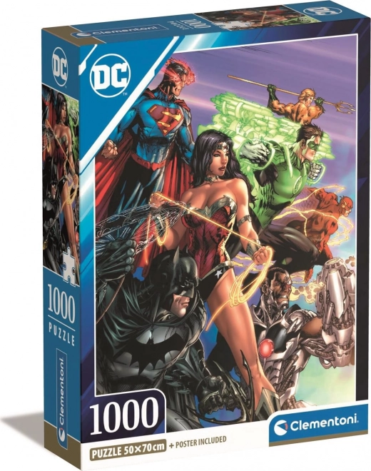 Puzzle 1000 pièces Compact DC Comics Ligue de la justice (Justice League)