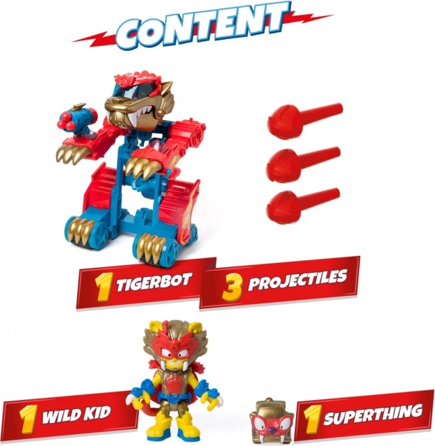 Ensemble de jeu SuperThings Wild Tigerbot