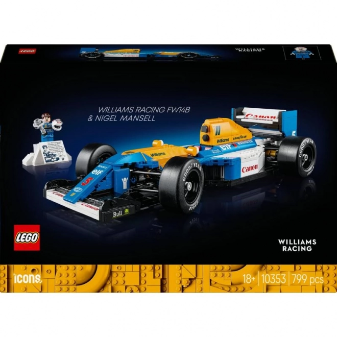LEGO Icons 10353 Williams Racing FW14B avec Nigel Mansell