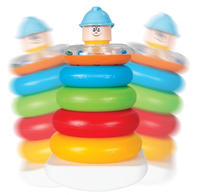 Pyramide pliable avec bonhomme