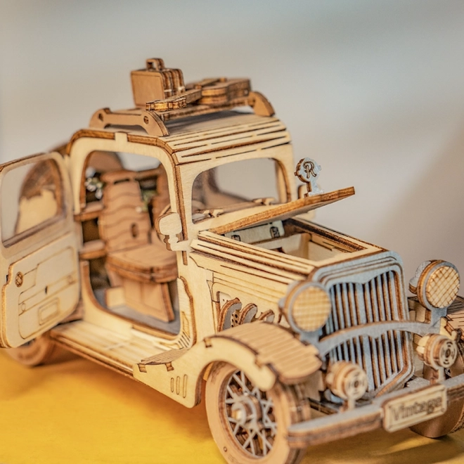 Automobile Vintage - puzzle 3D en bois moderne