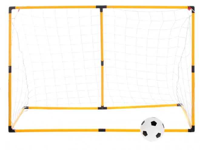 But de football d'entraînement avec bâches cibles et ballon