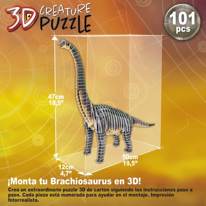 Puzzle 3D Brachiosaurus - 101 pièces