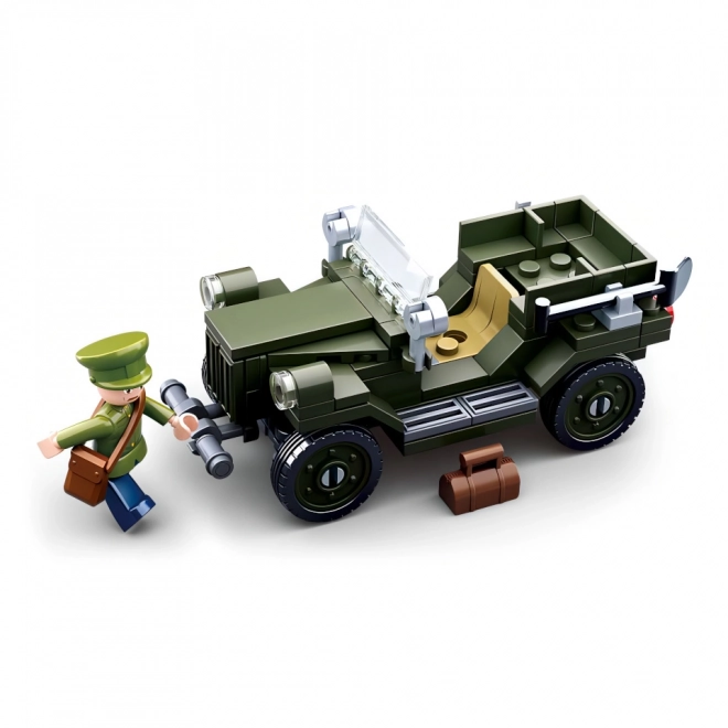 Kit de construction jeep militaire Sluban GAZ 67