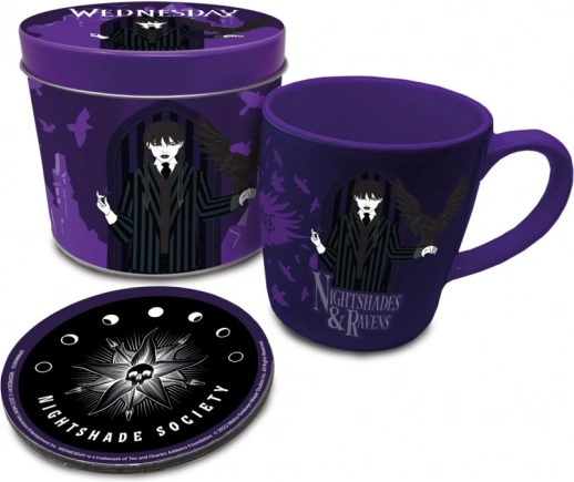 Coffret cadeau WEDNESDAY en boîte métallique