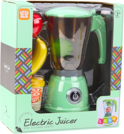 Mixeur Électrique pour Enfants avec Fruits et Tasse - Vert