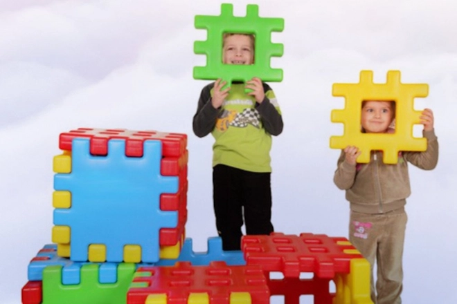 Jeu de construction Wafle Géants 20 pièces