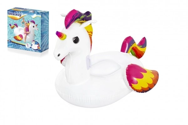 Licorne avec poignées gonflable 155x119cm en boîte 24x24x6,5cm