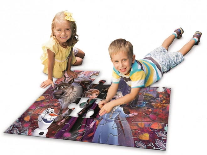 Puzzle de sol La Reine des neiges 2 Clementoni 40 pièces