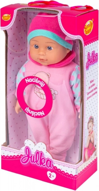 poupée parlante Julka 32 cm en boîte cadeau