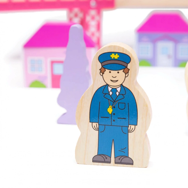 Bigjigs Rail Grande voie ferrée en bois de princesse