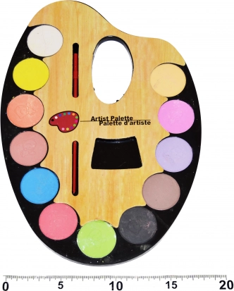 Palette d’aquarelles