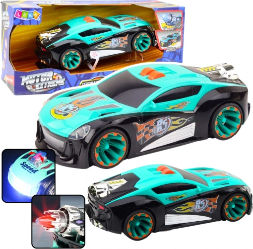 Voiture de course avec fusée Effets lumineux et sonores