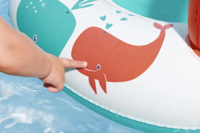 Lit enfant gonflable avec auvent amovible