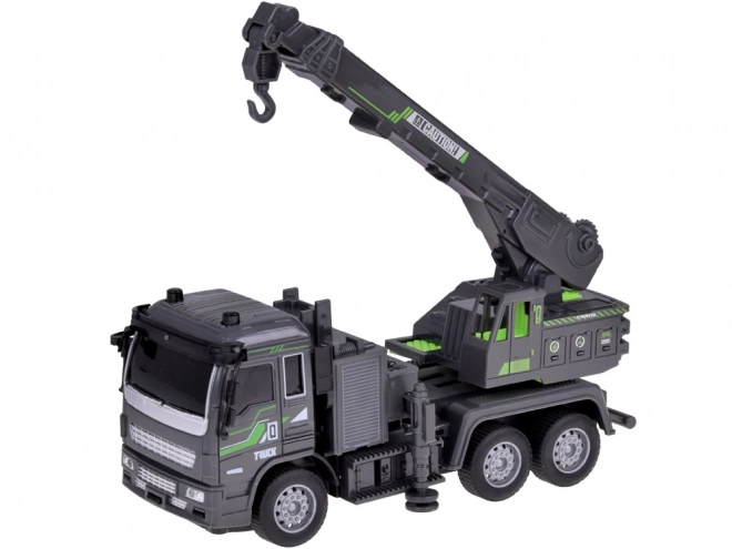 Camion de construction grue avec lumières LED