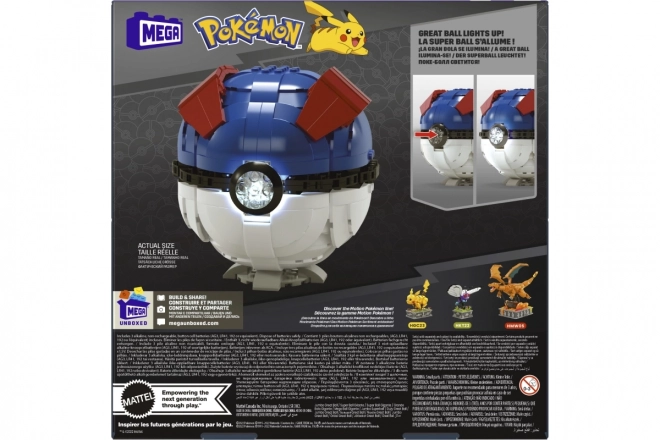 Kit de construction Mega Construx Grande Boule Pokémon