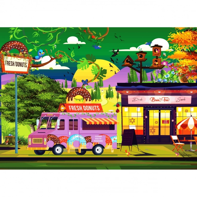 Brain Tree Puzzle Monde Fermé 500 pièces