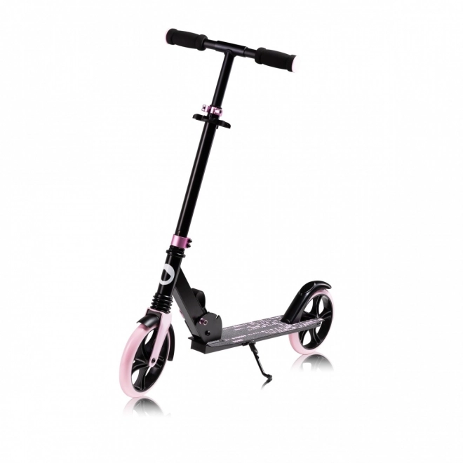 Trottinette pliable Lionelo Luca noire avec accents roses