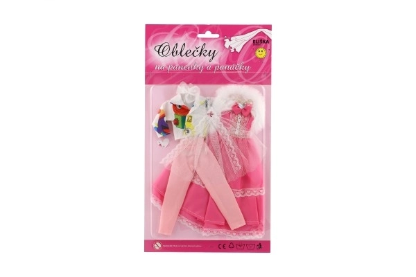 Vêtements avec accessoires pour poupées 2 pièces