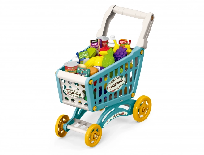 Chariot de courses avec aliments 44 cm