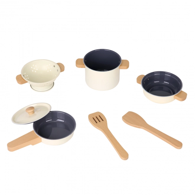Ensemble de vaisselle métallique pour enfants