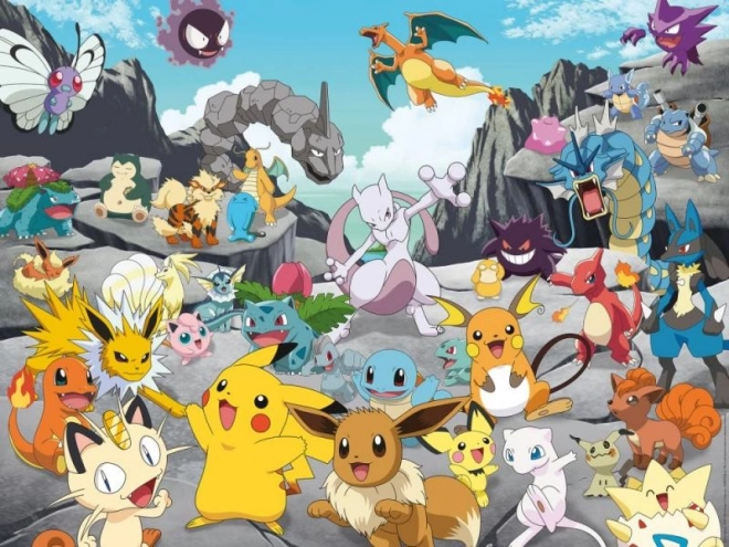 Puzzle 2D 1500 pièces Pokémon Classic