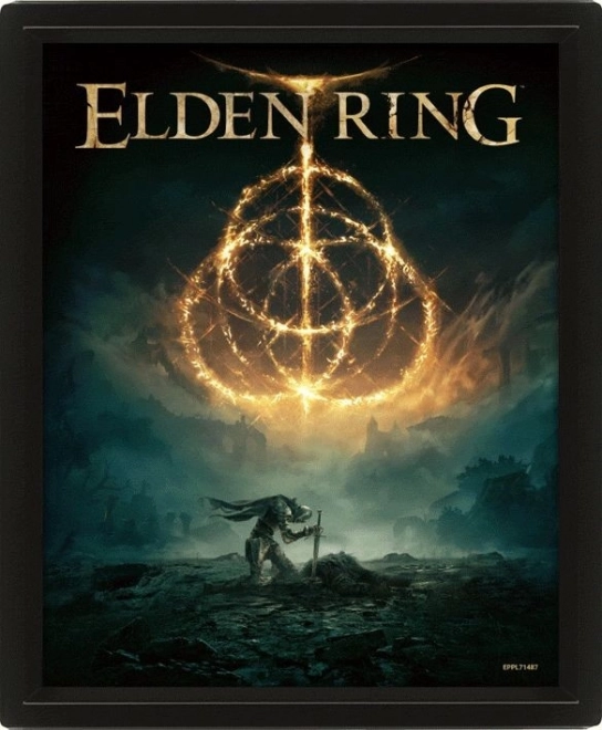 Affiche lenticulaire 3D Elden Ring : Champ de bataille des déchus