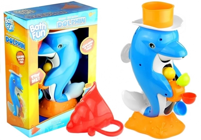 Jouet de bain avec fontaine Reels Dolphin