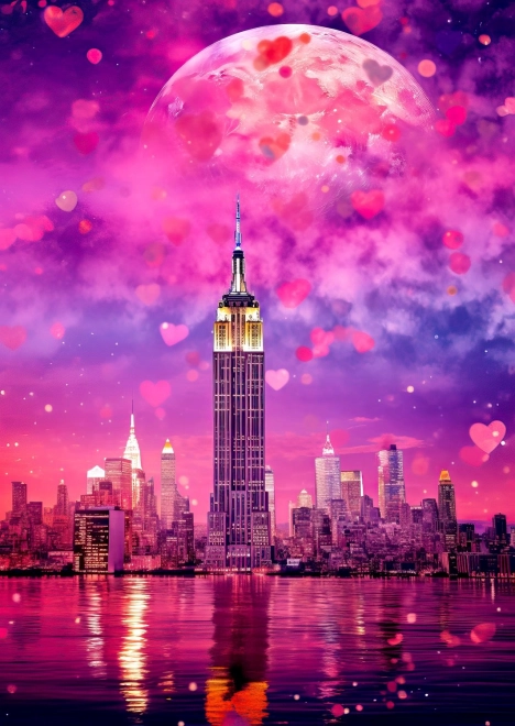 Puzzle Romantique New York 1000 pièces