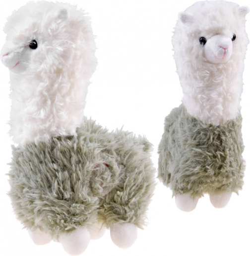 Alpaga en peluche – lama toute douce 28 cm – Vert